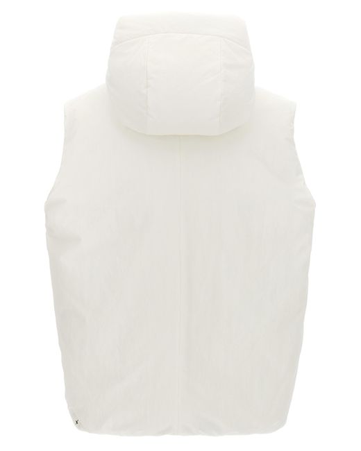 Jil Sander White '01' Vest for men