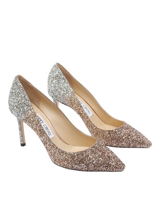 Jimmy Choo Metallic With Heel