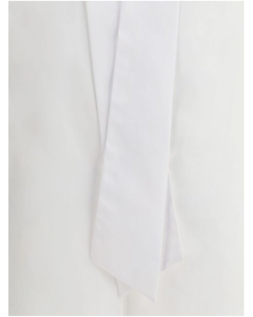Sara Roka White Cotton Shirt