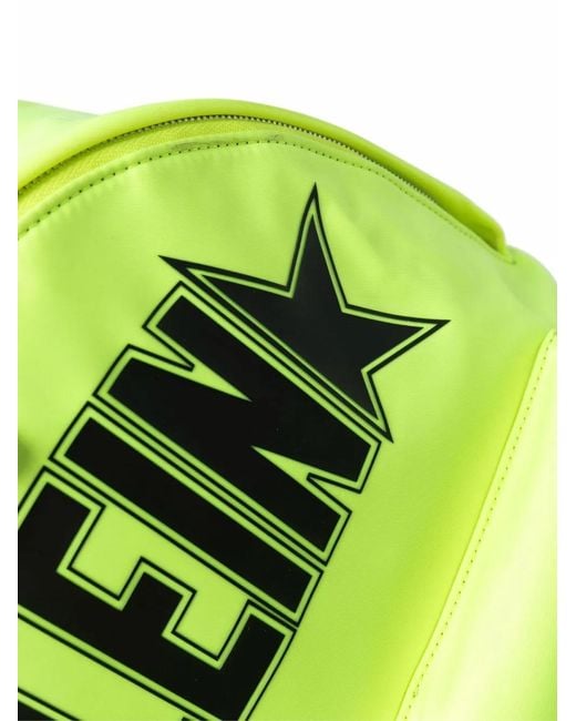 Philipp Plein Blue Iconic Plein Logo Backpack Bags Backpacks for men