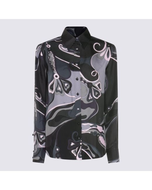 Emilio Pucci Black Silk Shirt