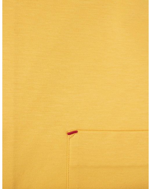 Kiton Yellow Nerano Shirt for men