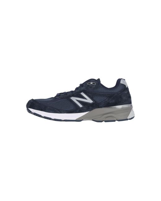 New Balance Blue 990V4 Sneakers