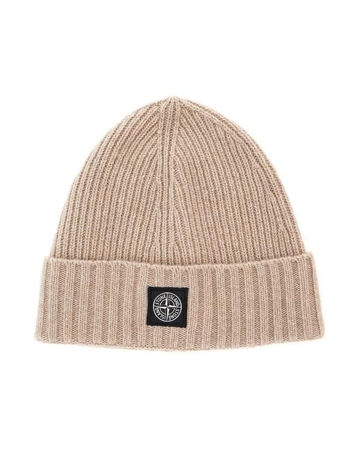 Stone Island Natural Tech Fabric Beanie, Hat for men