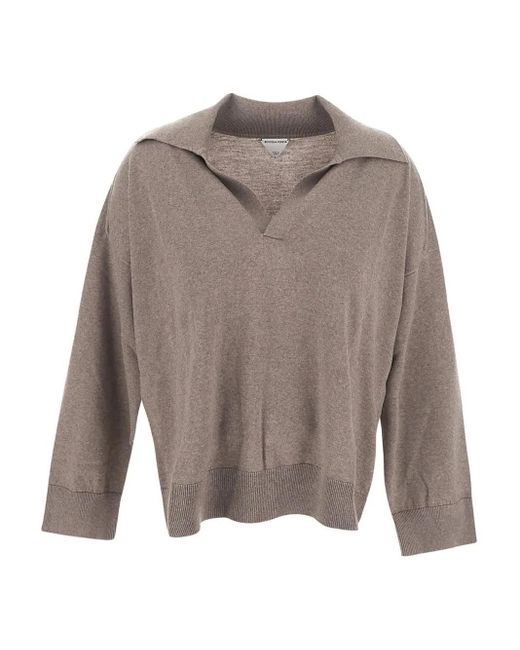 Bottega Veneta Gray Wool Sweater