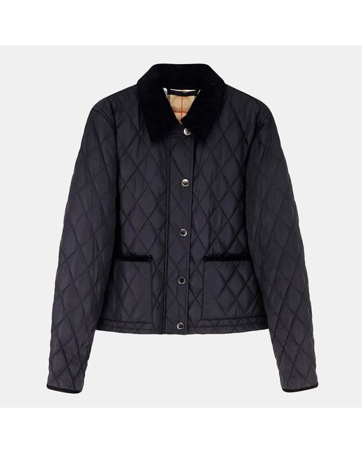 Burberry Blue Coats Polyamide