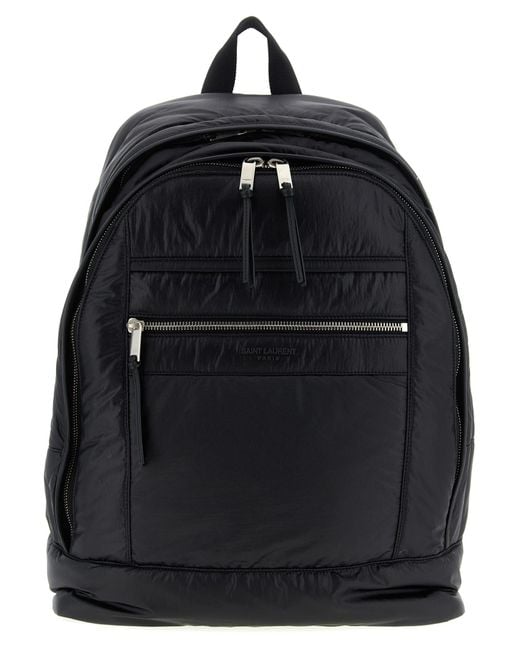 Saint Laurent Black 'City' Backpack for men