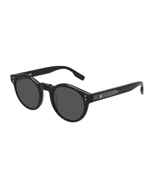 Montblanc Black Mb0123s Sunglasses for men