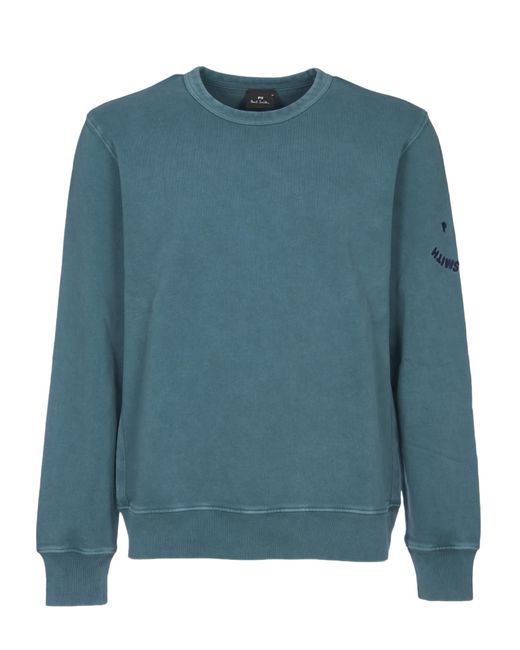 Paul Smith Cotton Sweatshirt in Green for Men | Lyst