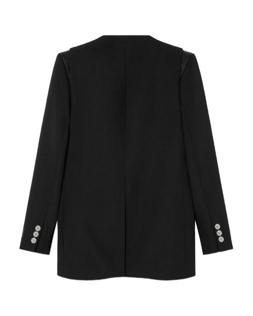 Versace Black Blazer Virgin Wool Jacket