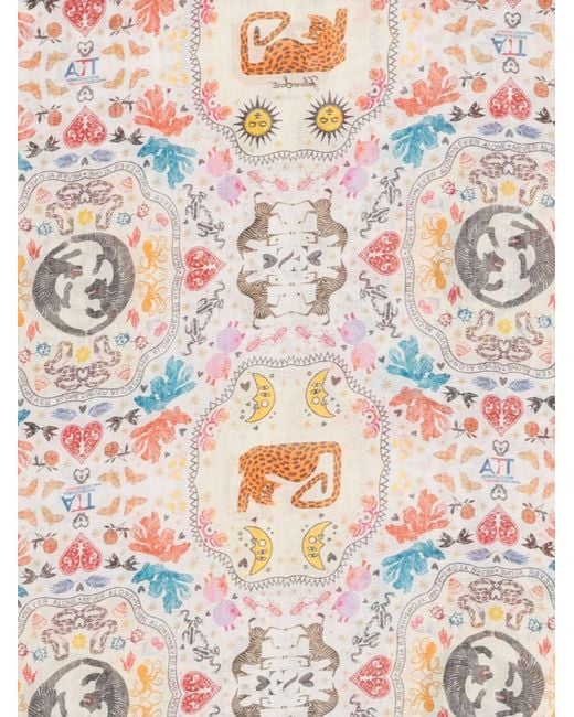 Faliero Sarti Gray Scarfs Modal
