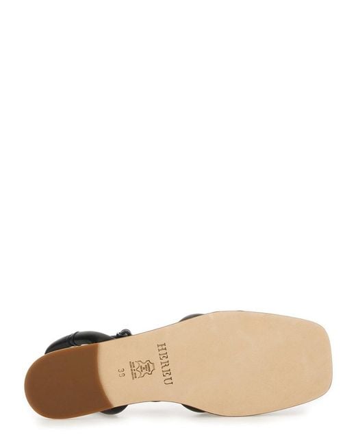 Hereu Black Sandals Cabersa 2 Lambskin