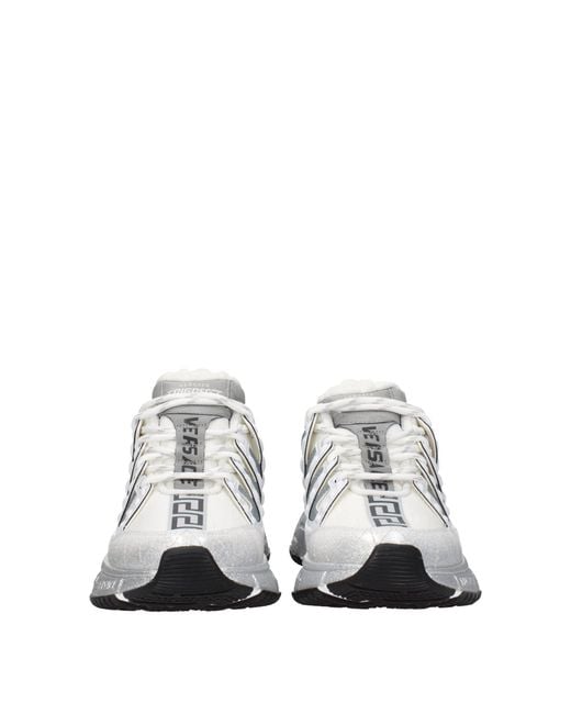 Versace White 'Trigreca' Sneakers