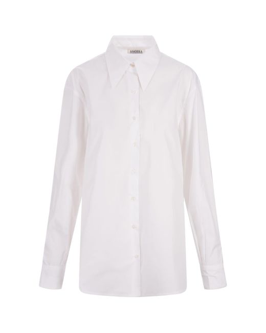 Amotea White Cotton Kaia Shirt
