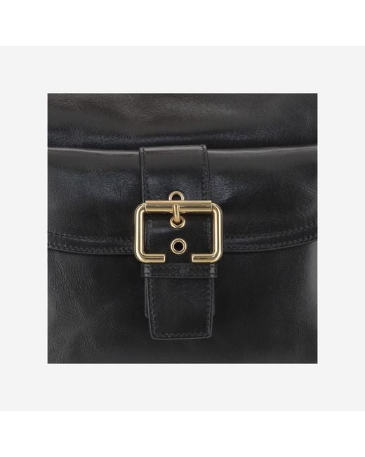 Chloé Black Shiny Leather Camera Bag Buffalo Shoulder