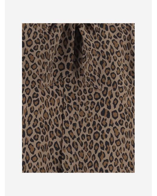 Sa Su Phi Brown Silk Shirt
