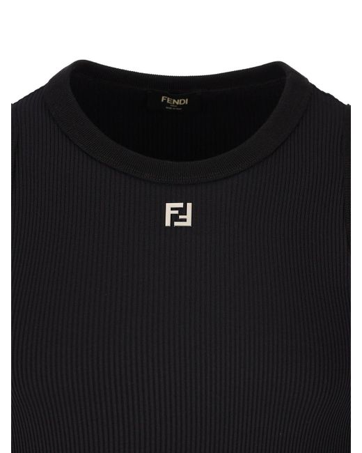 Fendi Black T-Shirts And Polos for men