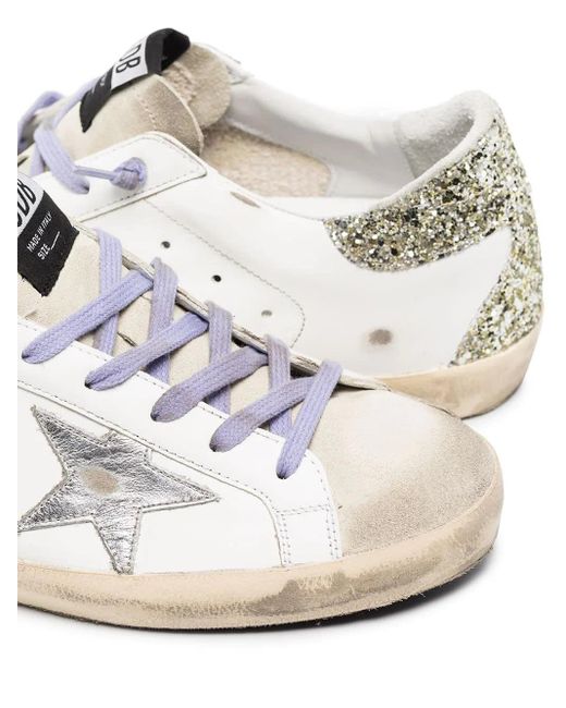 スニーカー Golden  Sneaker Hi Star White Lilac Buy Golden Goose Wmns Hi Star 'White Silver Lilac
