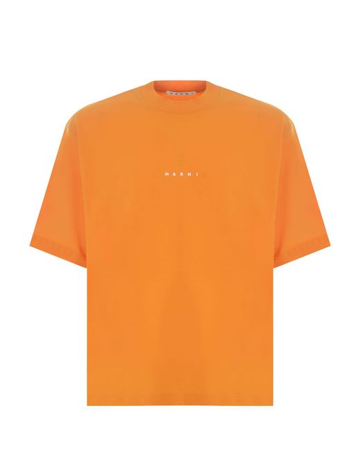 Marni Orange T-Shirts And Polos for men