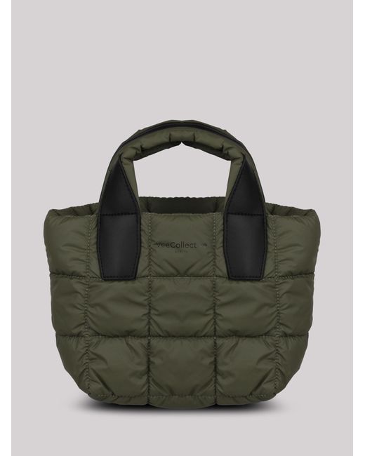 VEE COLLECTIVE Vee Collective Quilted Logo-detail Tote Bag in Green | Lyst