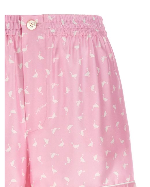 Moschino Pink 'Oche' Shorts