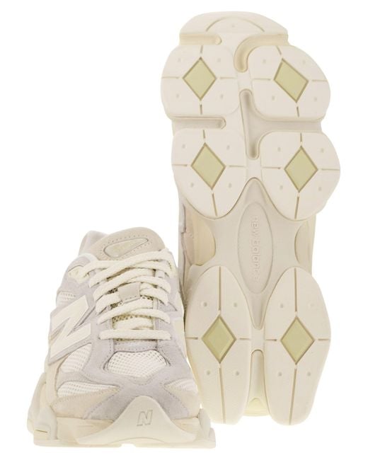 New Balance White 9060