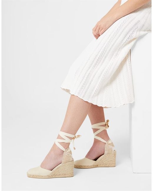 Castaner Natural Carina Wedge Espadrilles