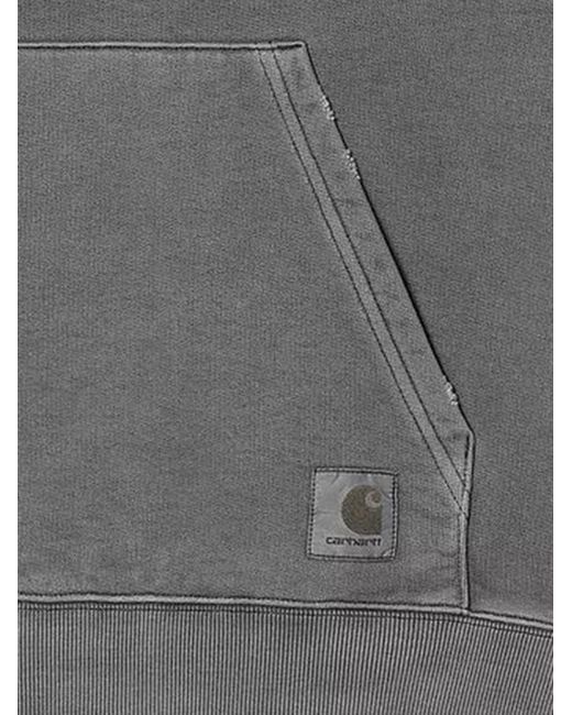 Carhartt Gray Sweatshirt With Logo for men