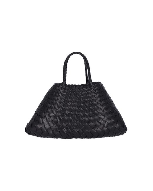 Dragon Diffusion Black Santa Croce Small Tote Bag