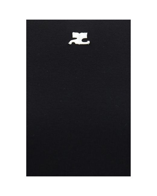 Courreges Black T-shirt - S