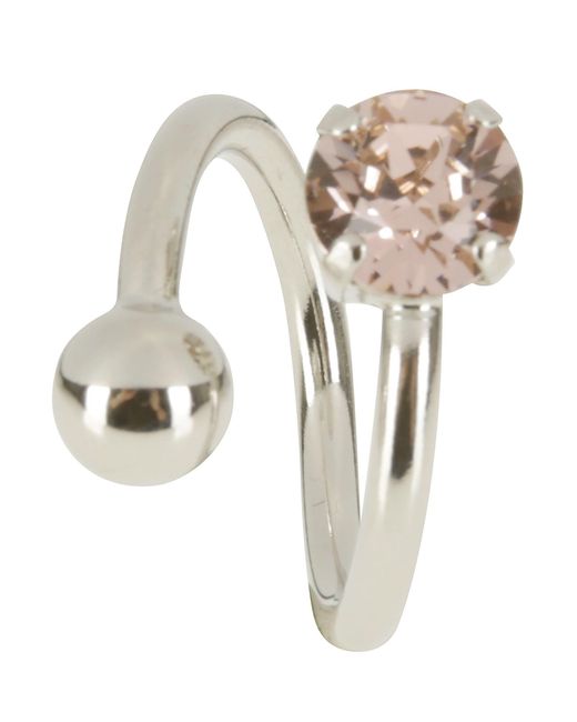 Justine Clenquet White Jackie Ring