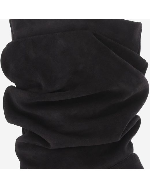 AMINA MUADDI Black Boots Jamie Suede Leather