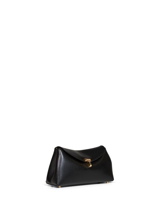 Totême White Clutch Bag Mini T-Lock