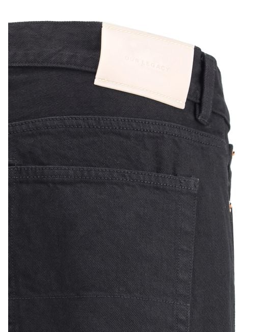 Our Legacy Blue Denim Jeans Third Cut for men