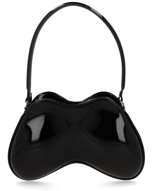 DIESEL Black Double-D Bag Polyurethane Shoulder