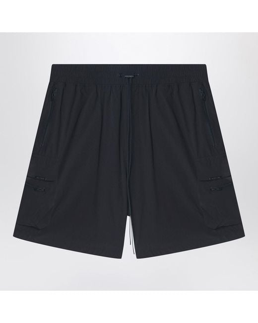 Represent Black Nylon-Blend Shorts for men