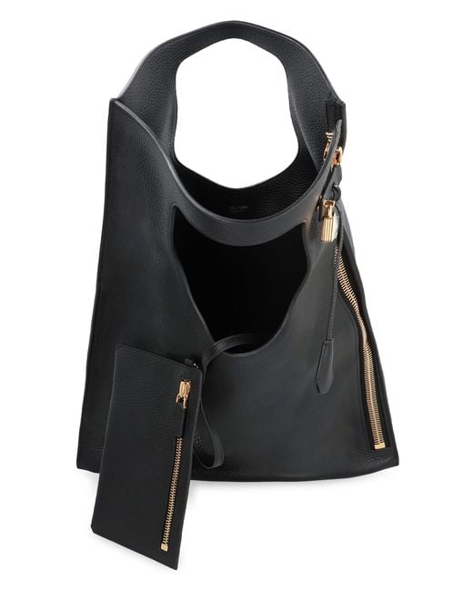 Tom Ford Black Alix Leather Tote