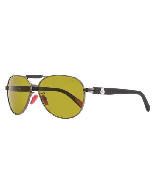 Moncler Black Steller Pilot Sunglasses Ml0241-H 08H 62Mm Metal for men