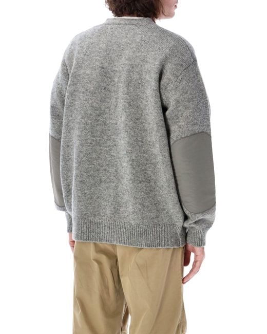 and wander 62 Shetland Wool Cardigan in Gray for Men | Lyst