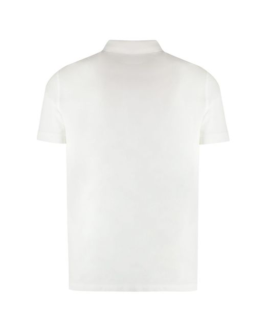 Tom Ford White Cotton-piqué Polo Shirt for men