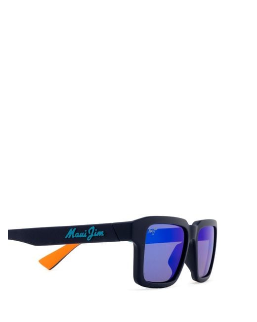 Maui Jim Blue Mj635 Matte Dark Sunglasses