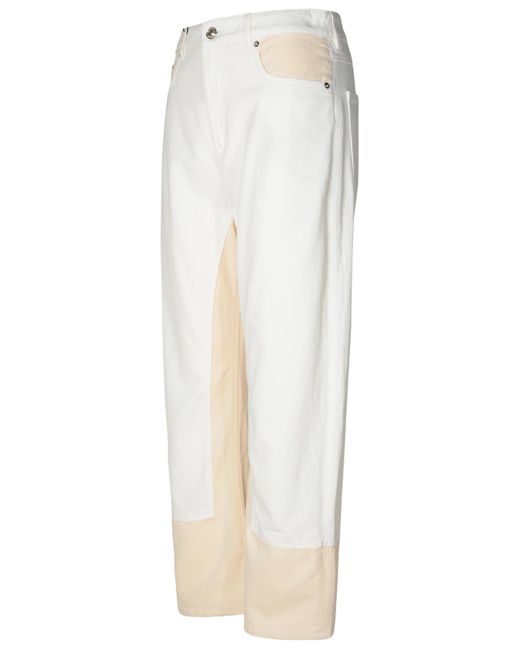 Sportmax White Zenica' Cotton Pants