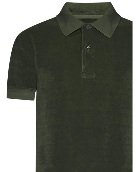 Tom Ford Green Polo Shirt for men