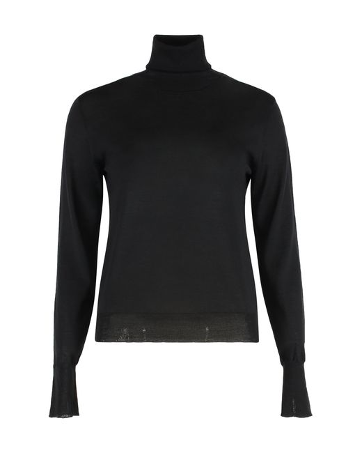 Golden Goose Deluxe Brand Black Dilara Virgin Wool Turtleneck Sweater