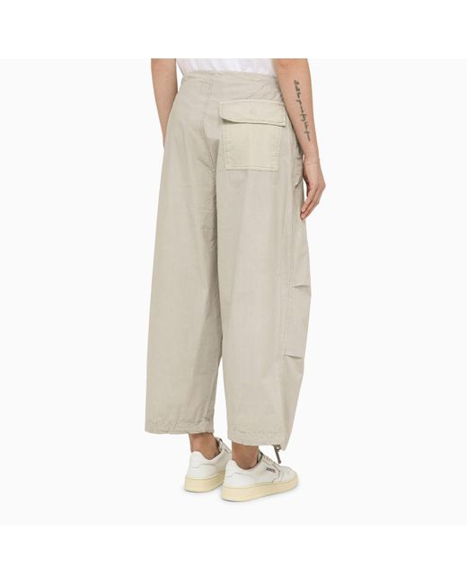 Autry Natural Grey Cotton Sports Trousers