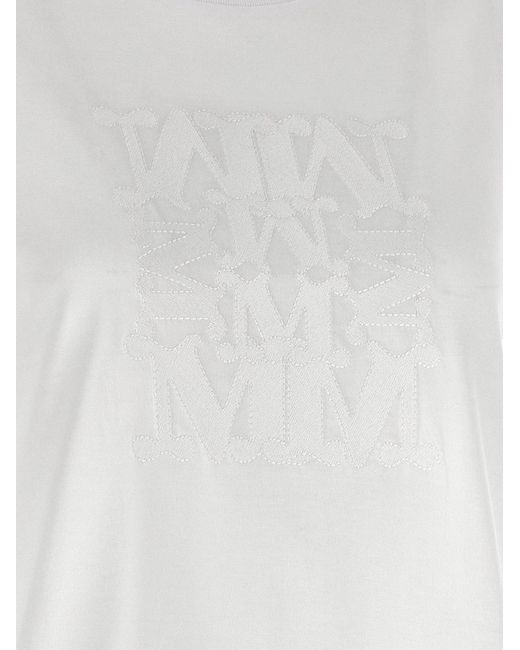 Max Mara White Cotton T-Shirt