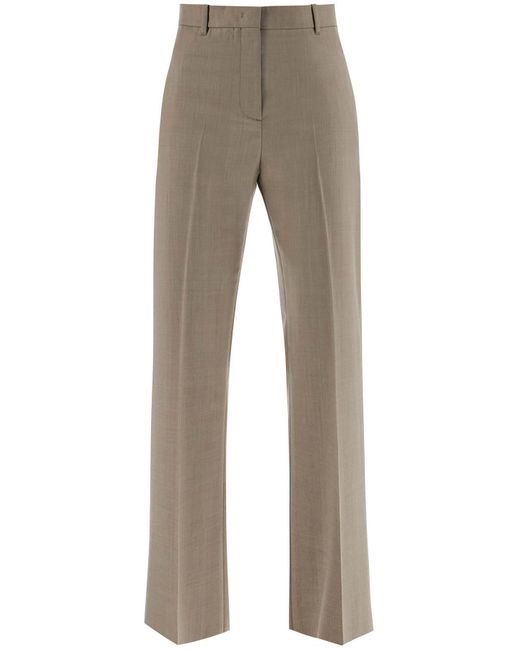 Golden Goose Deluxe Brand Natural Lightweight Tailored Wool Trousers