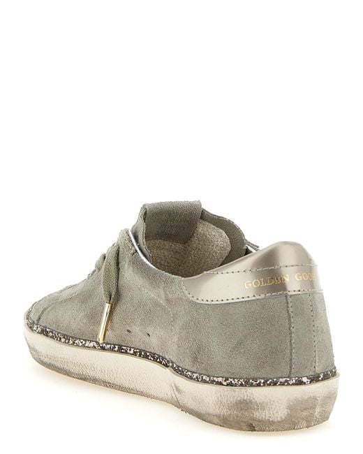 Golden Goose Deluxe Brand Gray Lace Up Sneakers
