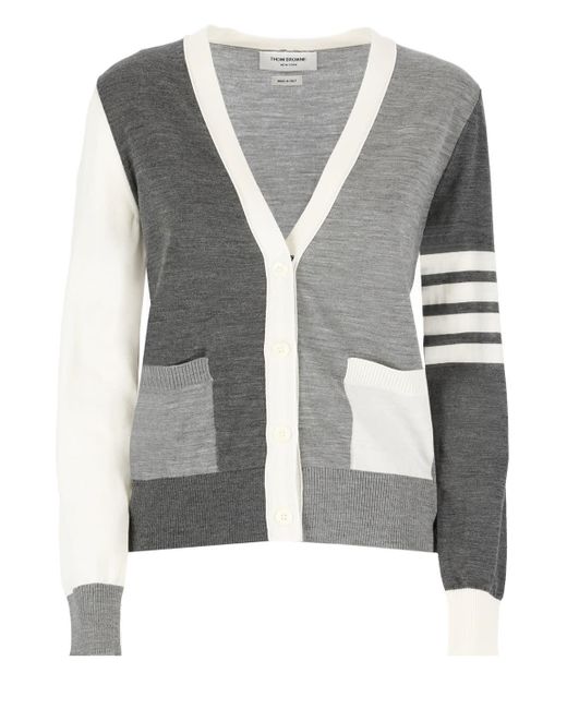 Thom Browne Gray Sweaters Grey