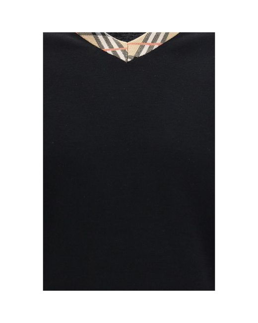 Burberry Blue Black Wool Oves Aries Sweatshirt for men